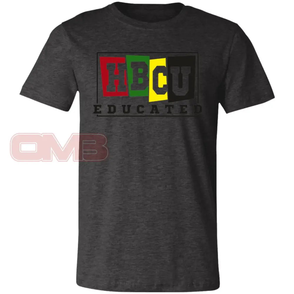 Hbcu Educated (Crew Or V-Neck) Crew / Dark Grey Heather X-Small Apparel