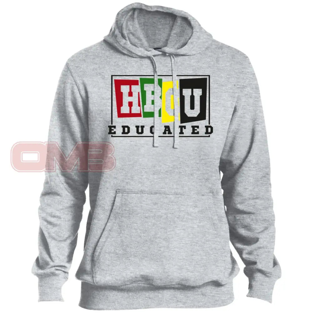 Hbcu Educated Hoodie Athletic Heather / X-Small Sweatshirts