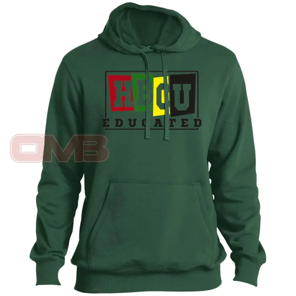 Hbcu Educated Hoodie Forest Green / X-Small Sweatshirts