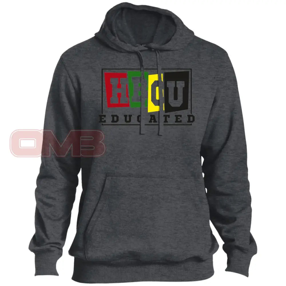 Hbcu Educated Hoodie Graphite Heather / X-Small Sweatshirts