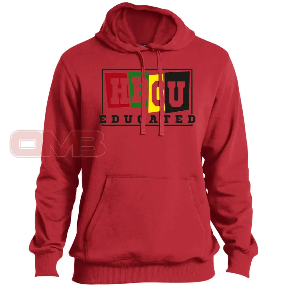 Hbcu Educated Hoodie True Red / X-Small Sweatshirts