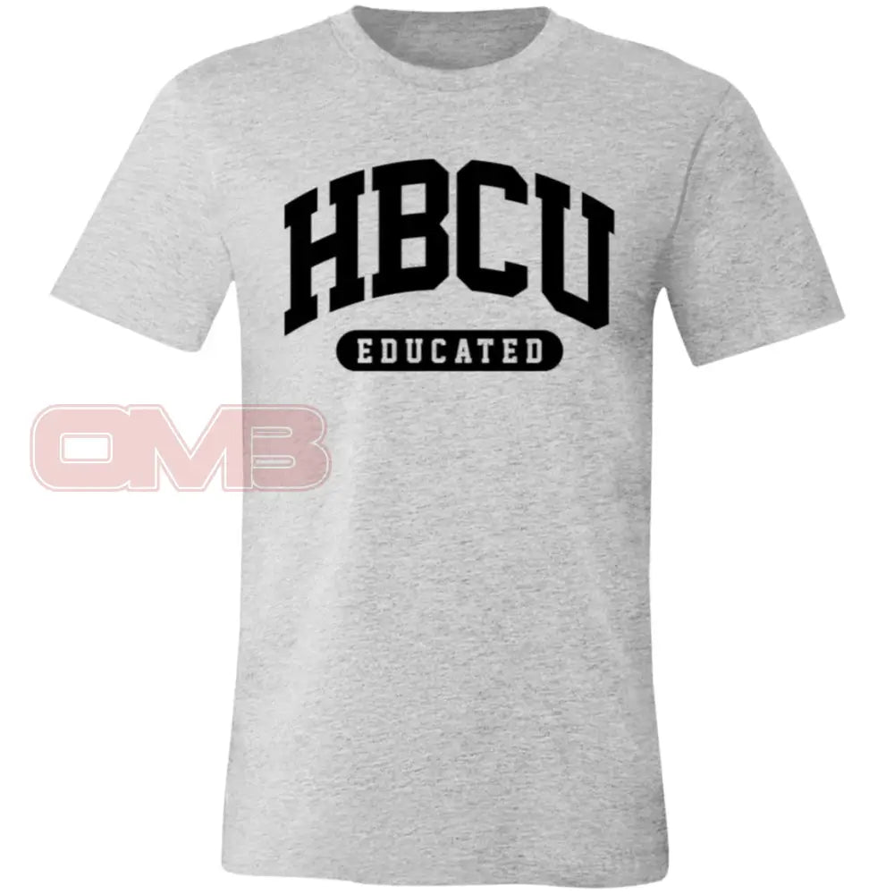 Hbcu Educated Tee Athletic Heather / X-Small T-Shirts