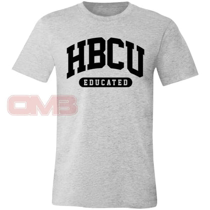 Hbcu Educated Tee Athletic Heather / X-Small T-Shirts