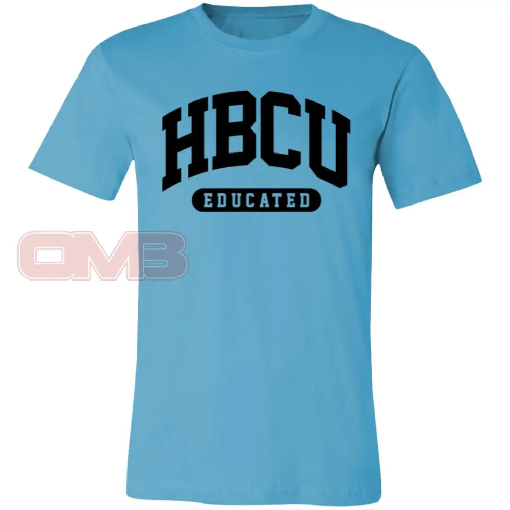 Hbcu Educated Tee Turquoise / X-Small T-Shirts