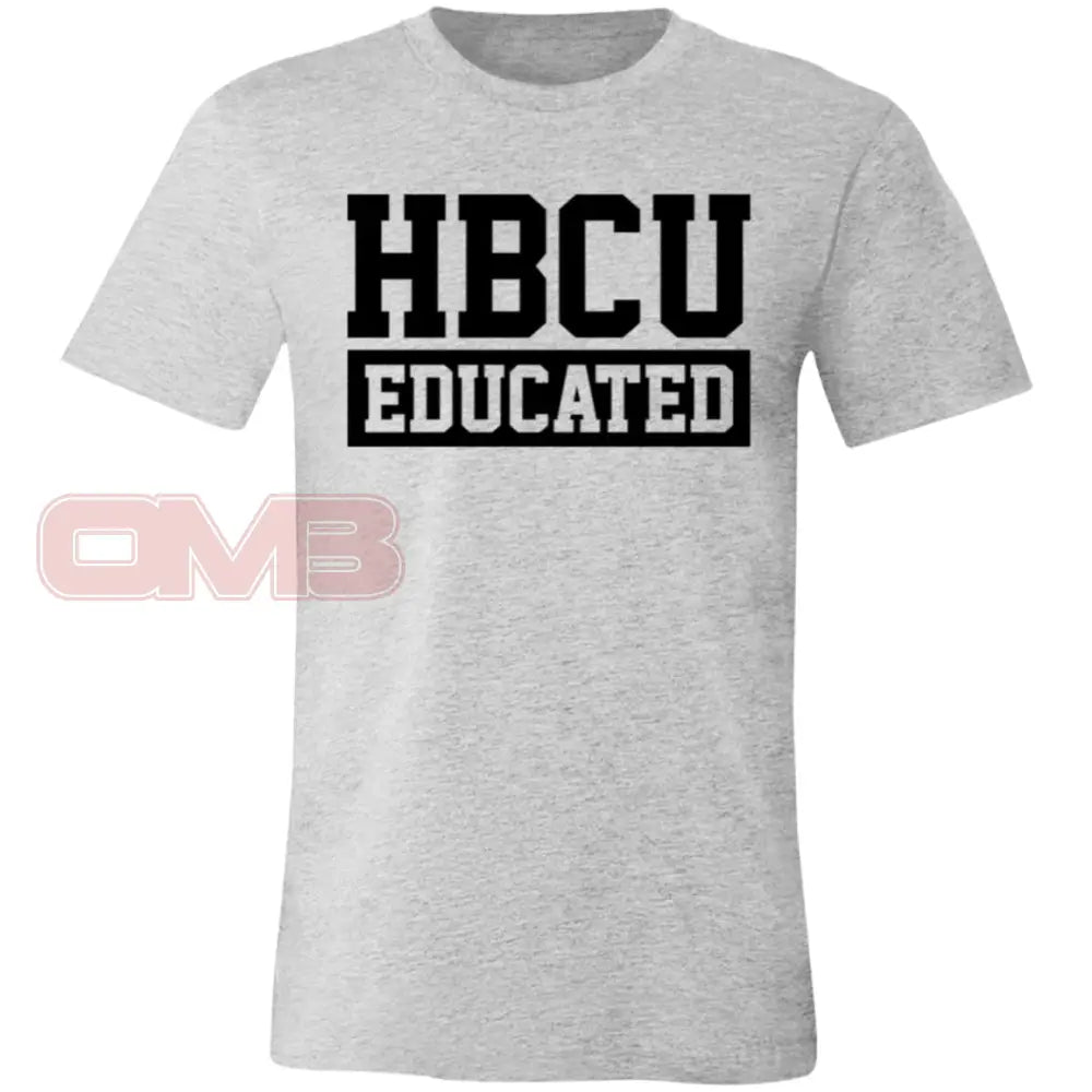 Hbcu Educated3 Athletic Heather / X-Small T-Shirts