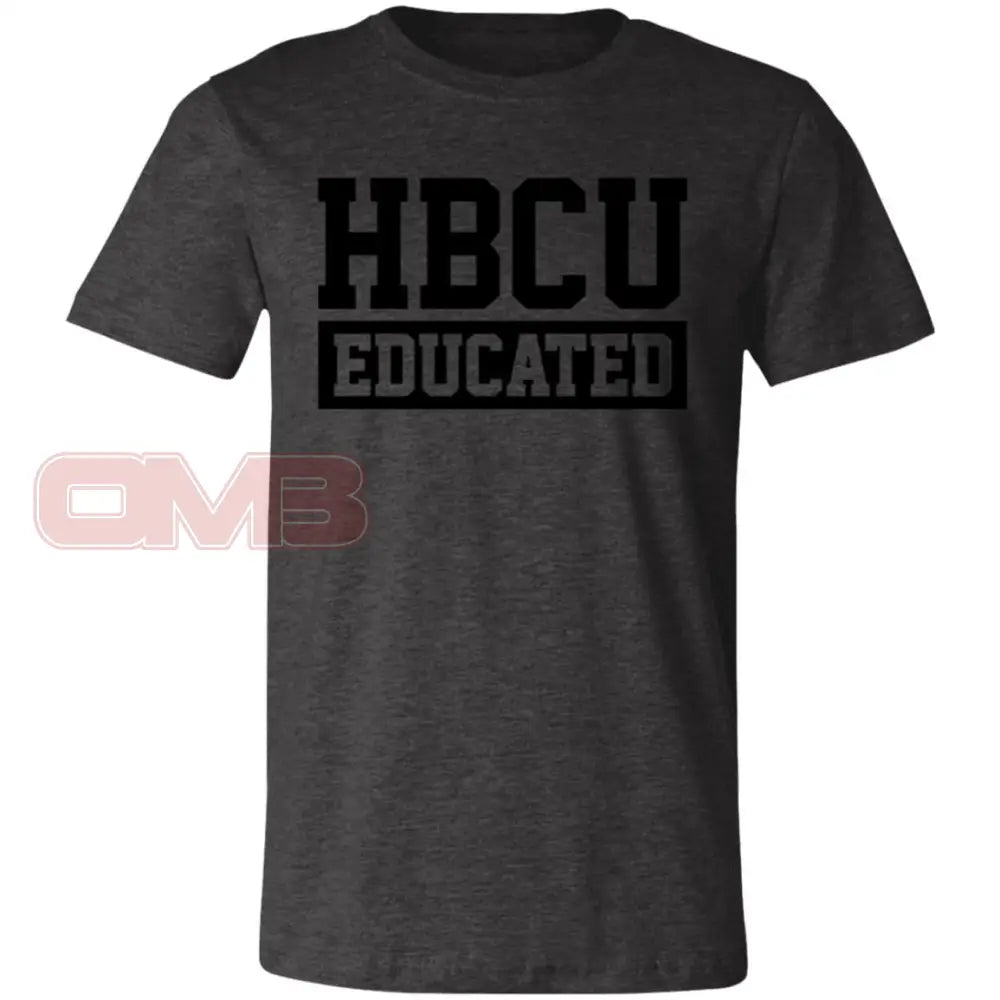 Hbcu Educated3 Dark Grey Heather / X-Small T-Shirts