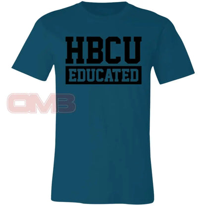 Hbcu Educated3 Deep Teal / X-Small T-Shirts