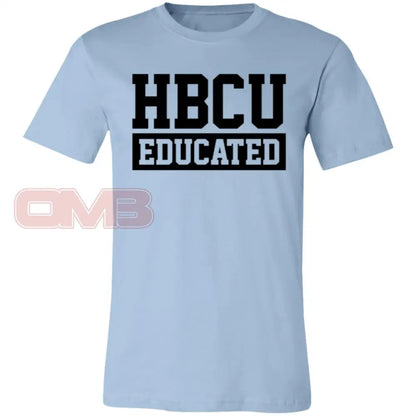 Hbcu Educated3 Light Blue / X-Small T-Shirts