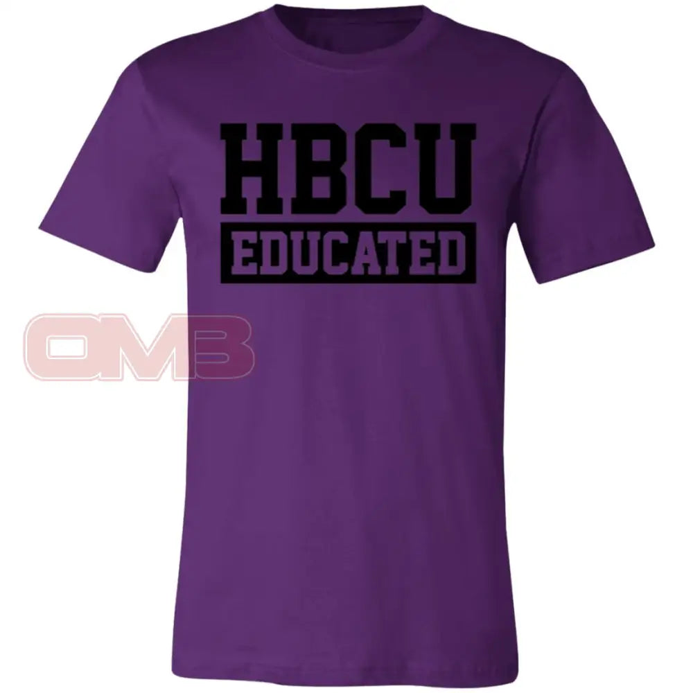 Hbcu Educated3 Team Purple / X-Small T-Shirts