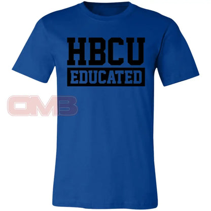 Hbcu Educated3 True Royal / X-Small T-Shirts