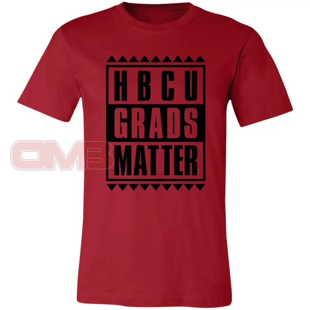 Hbcu Grads Matter Tee Canvas Red / X-Small T-Shirts