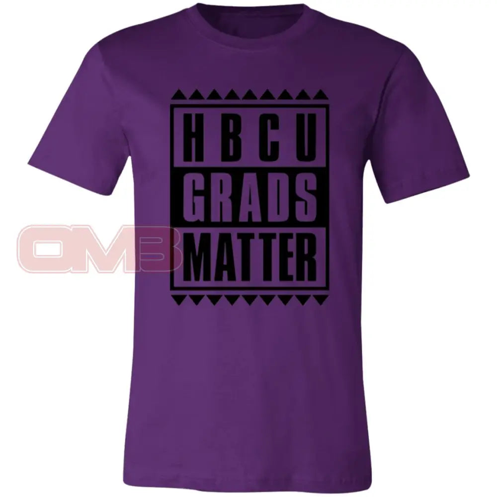 Hbcu Grads Matter Tee Team Purple / X-Small T-Shirts