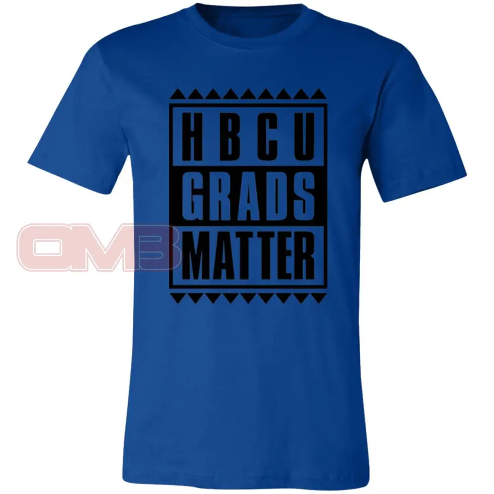 Hbcu Grads Matter Tee True Royal / X-Small T-Shirts