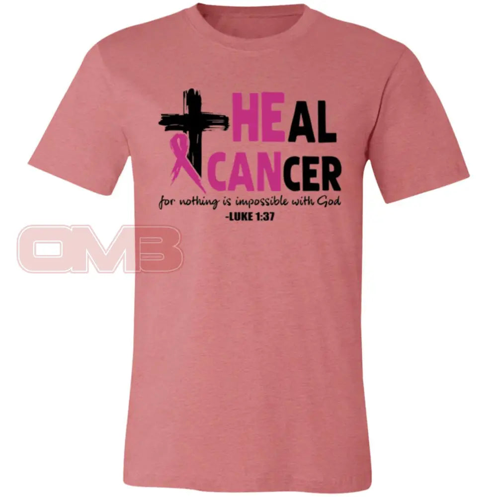 Heal Cancer Heather Mauve / X-Small T-Shirts