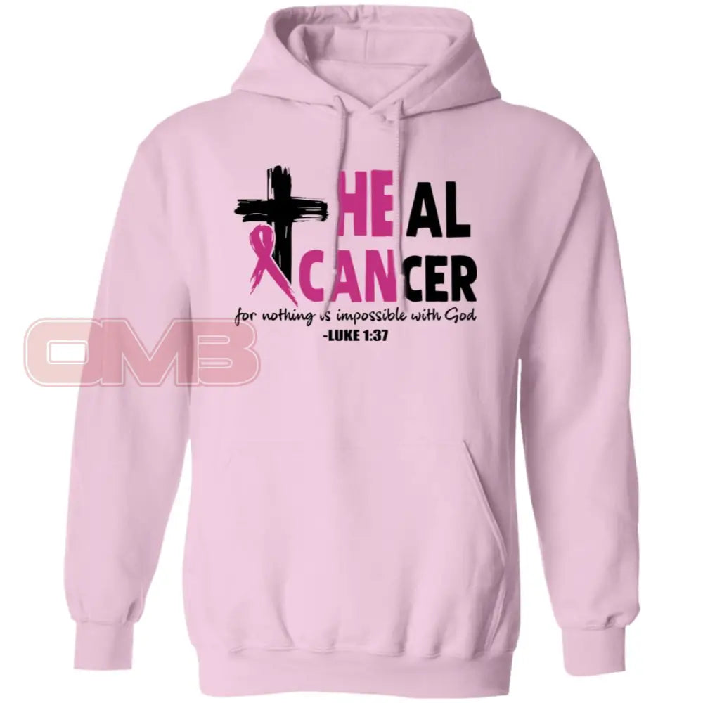 Heal Cancer Light Pink / S Sweatshirts