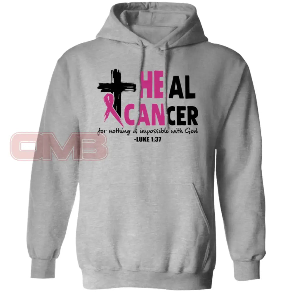 Heal Cancer Sport Grey / S Sweatshirts