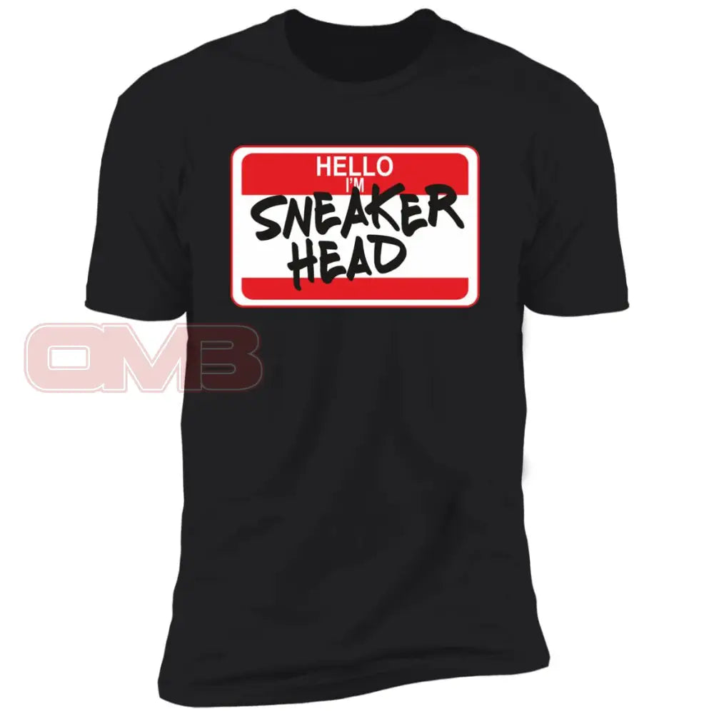 Hello Im A Sneaker Head Black / X-Small T-Shirts