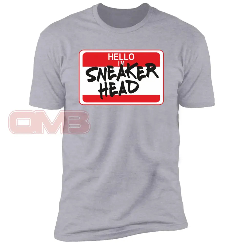 Hello Im A Sneaker Head Heather Grey / X-Small T-Shirts