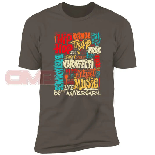 Hiphop Grafitti Warm Grey / X-Small T-Shirts