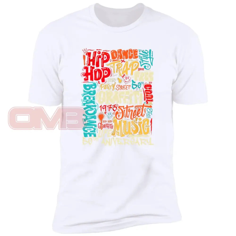 Hiphop Grafitti White / X-Small T-Shirts