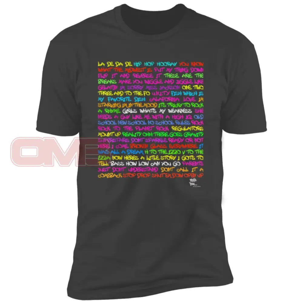 Hiphop Lyrics Heavy Metal / X-Small T-Shirts