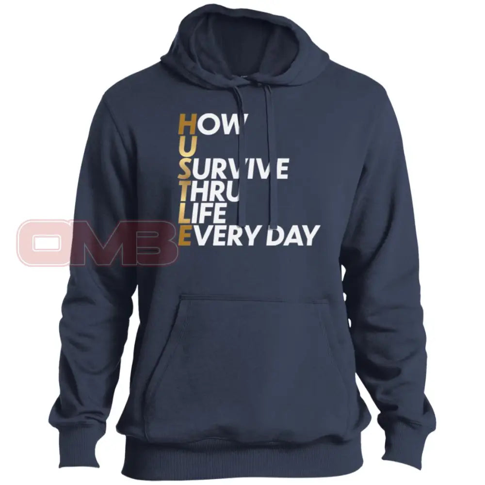 How U Survive Thru Life Everyday Premium Hoodie True Navy / X-Small Sweatshirts