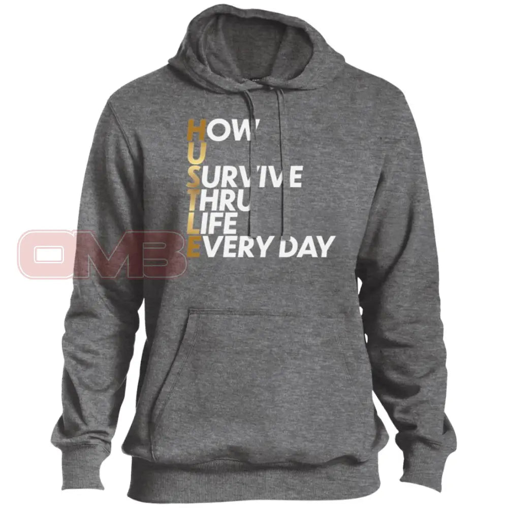 How U Survive Thru Life Everyday Premium Hoodie Vintage Heather / X-Small Sweatshirts