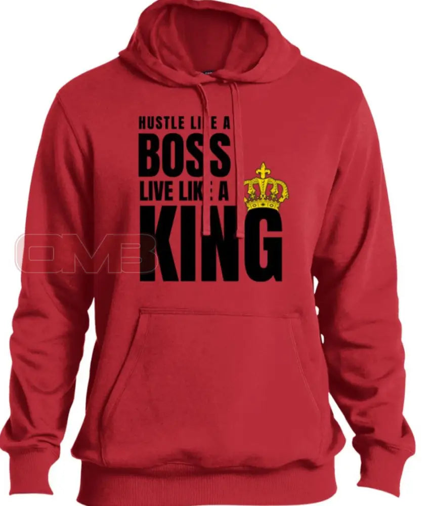 Hustle Like A Boss Live King True Red / X-Small Sweatshirts