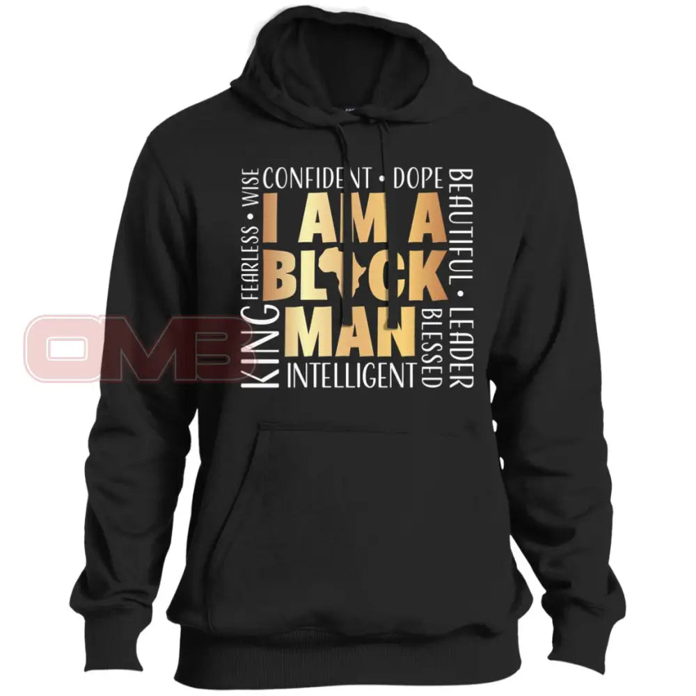 I Am A Black Man Hoodie Black / X-Small Sweatshirts