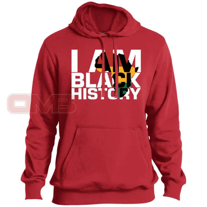 I Am Black History Premium Hoodie True Red / X-Small Sweatshirts