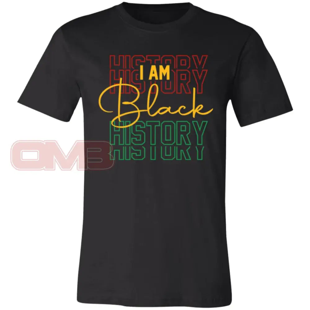 I Am Black History Tee Black / X-Small T-Shirts