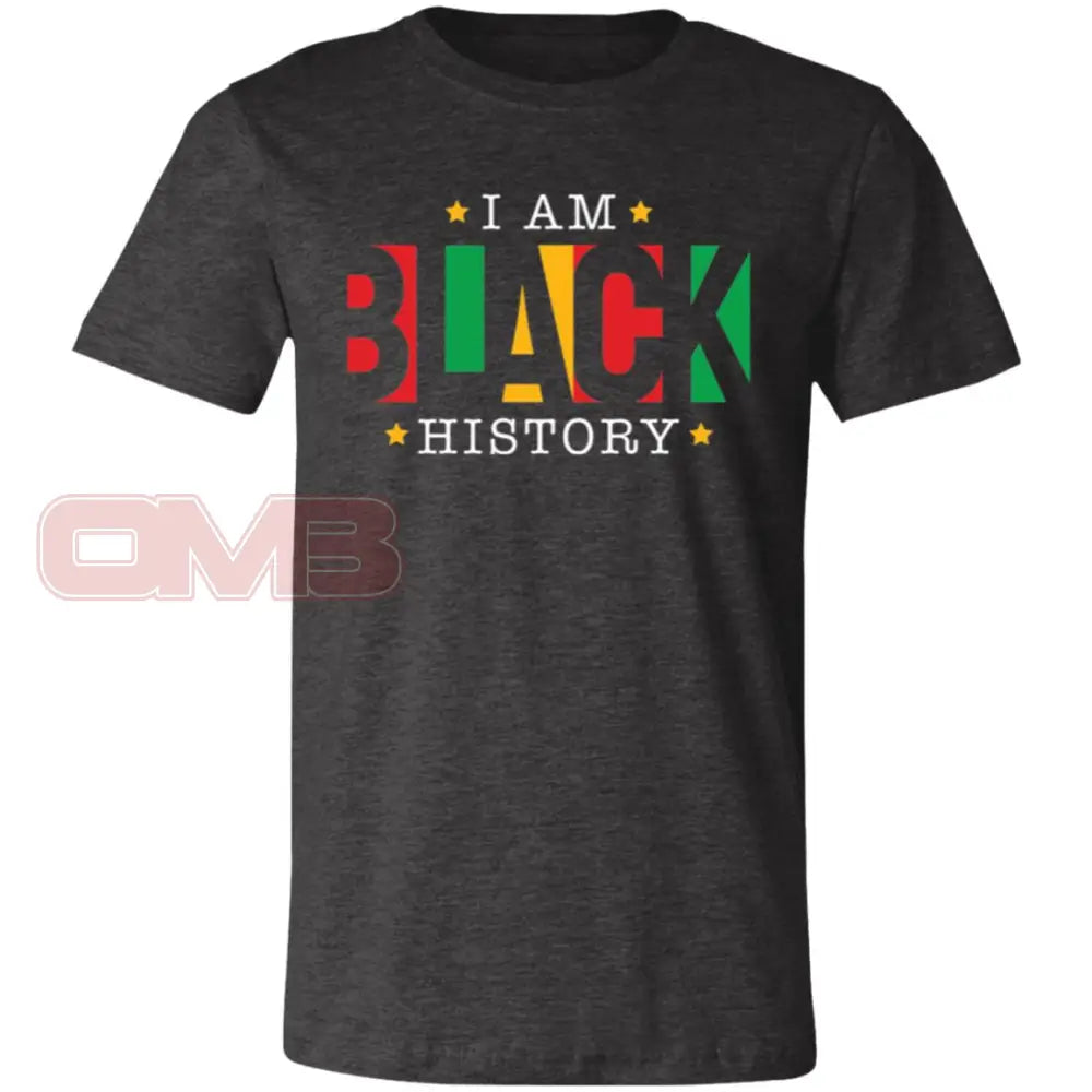 I Am Black History Tee-3 Dark Grey Heather / X-Small T-Shirts