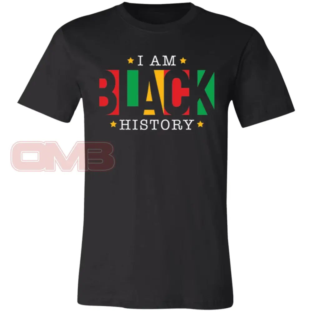 I Am Black History Tee-3 Black / X-Small T-Shirts