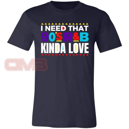 I Need That 90S R&B Kinda Love Tee Navy / X-Small T-Shirts