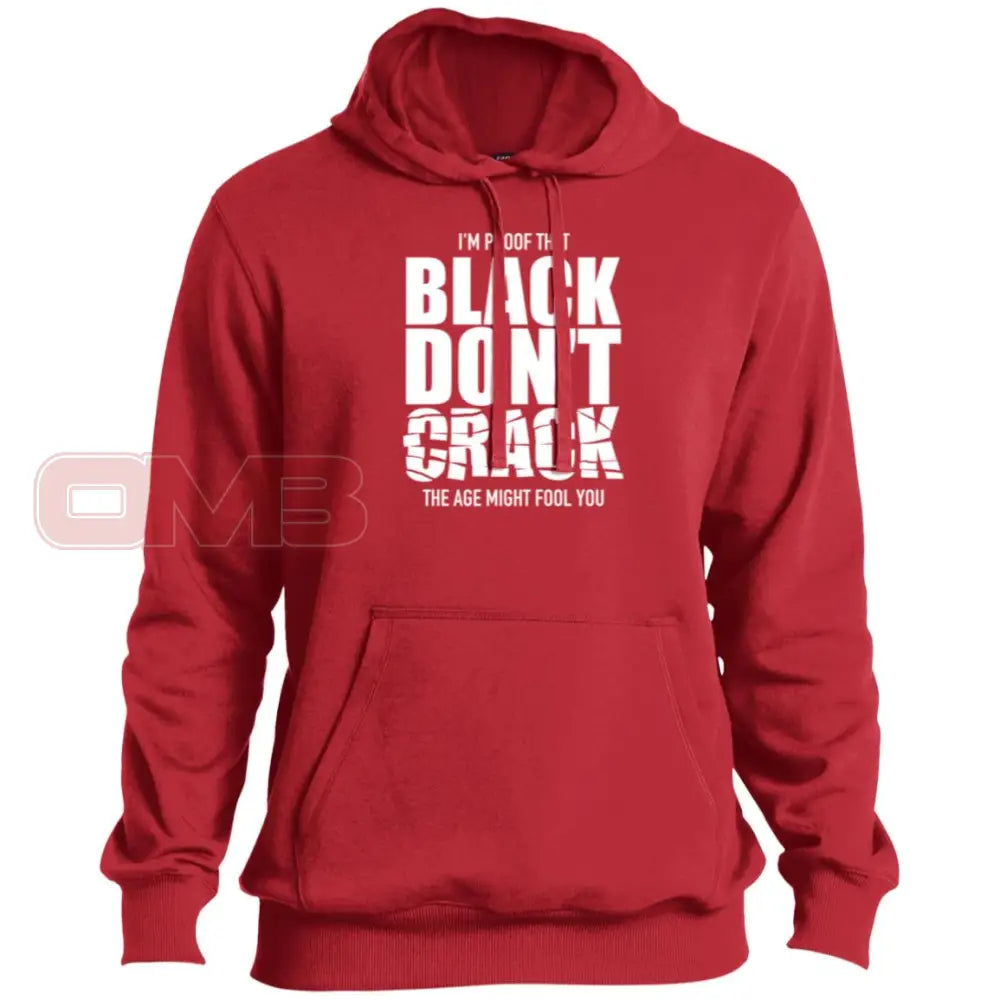 Im Proof That Black Dont Crack Premium Hoodie True Red / X-Small Sweatshirts