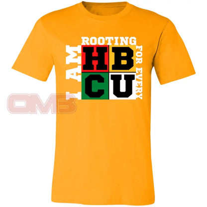 I’m Rooting For Every Hbcu Tee Gold / X-Small T-Shirts