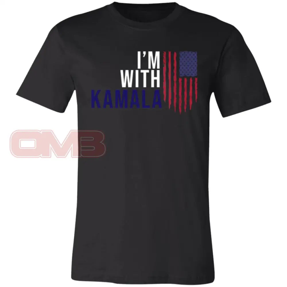 I’m With Kamala Tee Black / X-Small T-Shirts