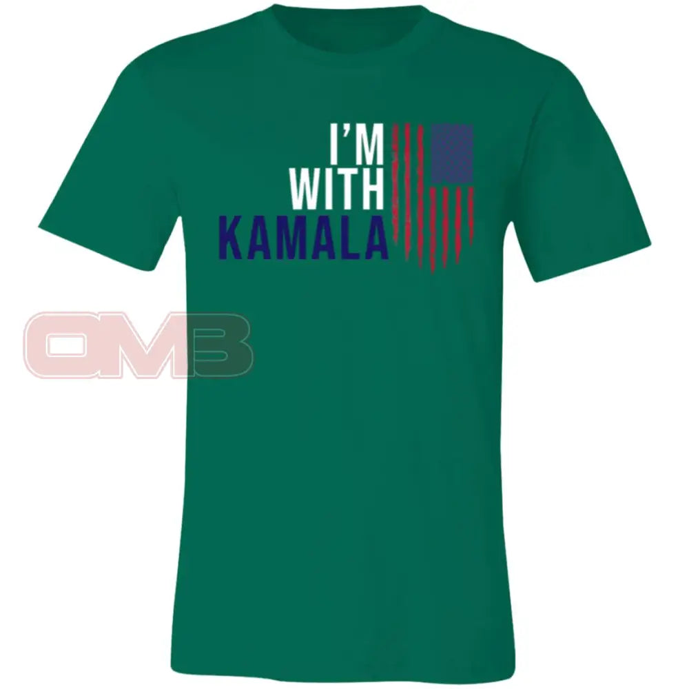 I’m With Kamala Tee Kelly / X-Small T-Shirts