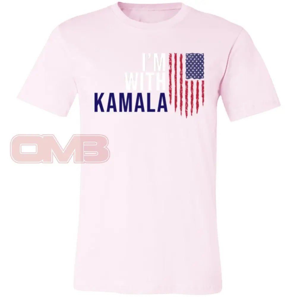 I’m With Kamala Tee Soft Pink / X-Small T-Shirts