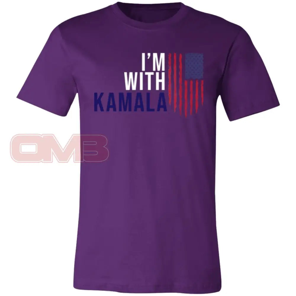 I’m With Kamala Tee Team Purple / X-Small T-Shirts