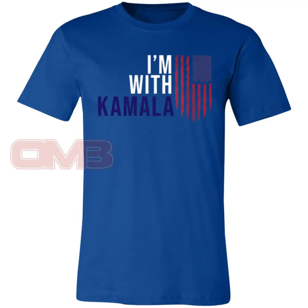 I’m With Kamala Tee True Royal / X-Small T-Shirts