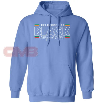 Influenced By Black History Hoodie Carolina Blue / S Sweatshirts