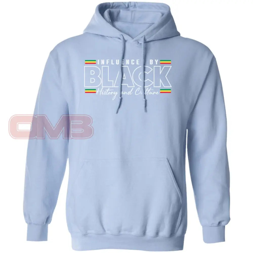 Influenced By Black History Hoodie Light Blue / S Sweatshirts