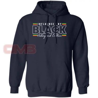 Influenced By Black History Hoodie Navy / S Sweatshirts