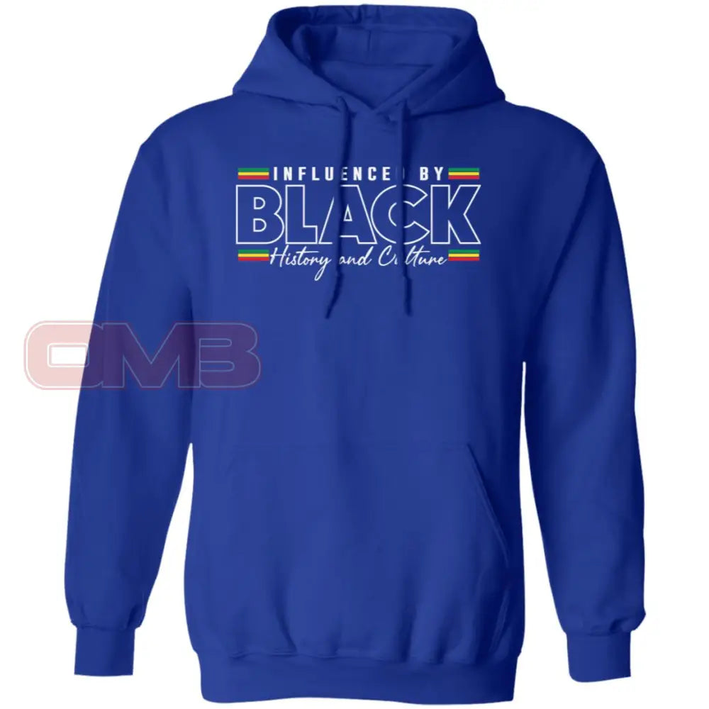 Influenced By Black History Hoodie Royal / S Sweatshirts