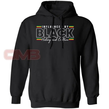 Influenced By Black History Hoodie Black / S Sweatshirts