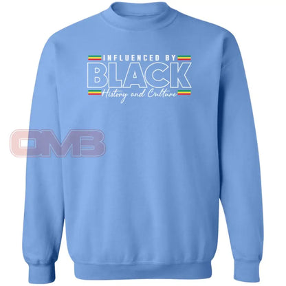 Influenced By Black History Sweatshirt Carolina Blue / S Sweatshirts