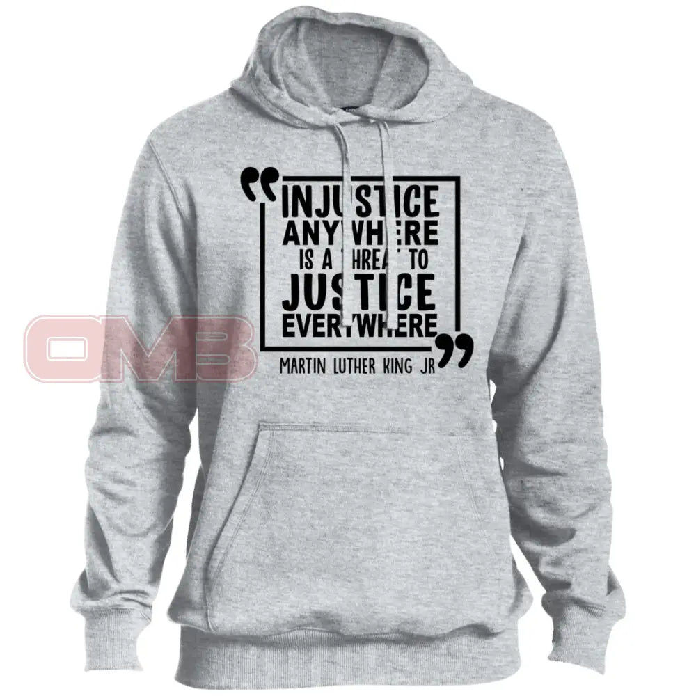 Injustice Anywhere Is A Threat To Justice Everywhere Athletic Heather / X-Small Sweatshirts