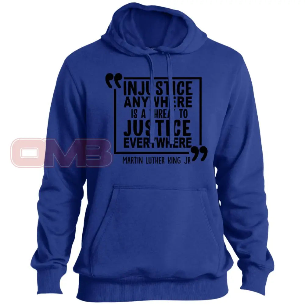 Injustice Anywhere Is A Threat To Justice Everywhere True Royal / X-Small Sweatshirts