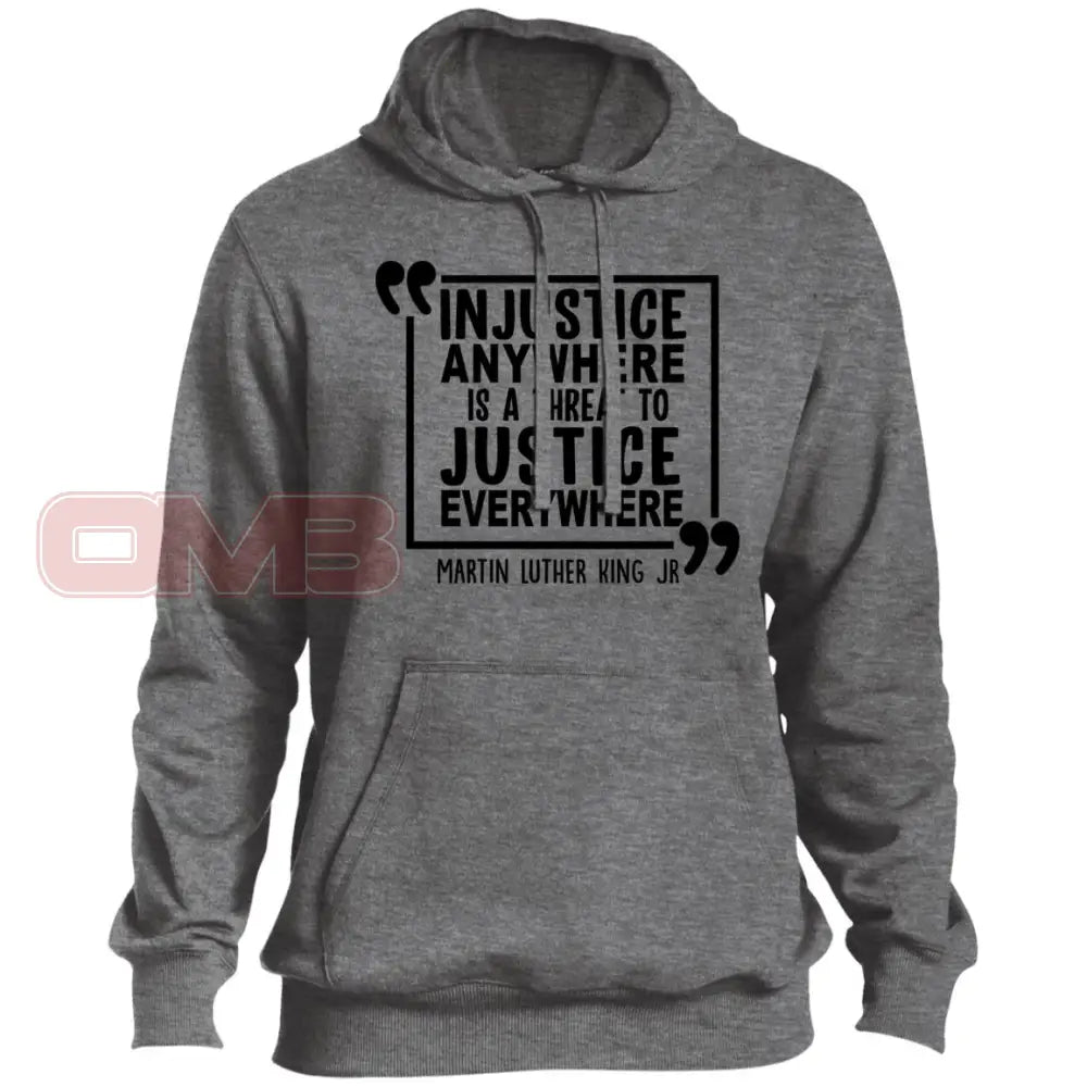 Injustice Anywhere Is A Threat To Justice Everywhere Vintage Heather / X-Small Sweatshirts